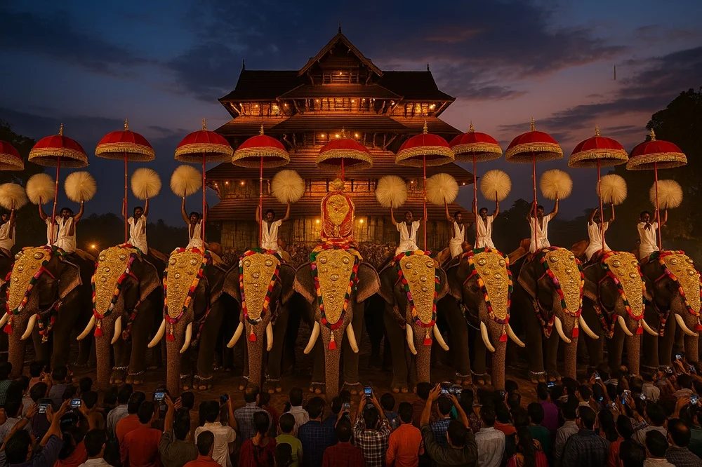 Kerala’s Grandest Temple Festival: Thrissur Pooram