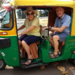 Foreigners On Tuk Tuk